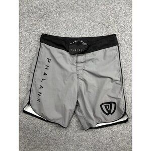 Phalanx Shorts Mens 32 Gray No Gi Grappling MMA BJJ Lightweight 5.5 Inseam